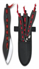 Set de 3 Couteaux de lancer "ruban" avec etui