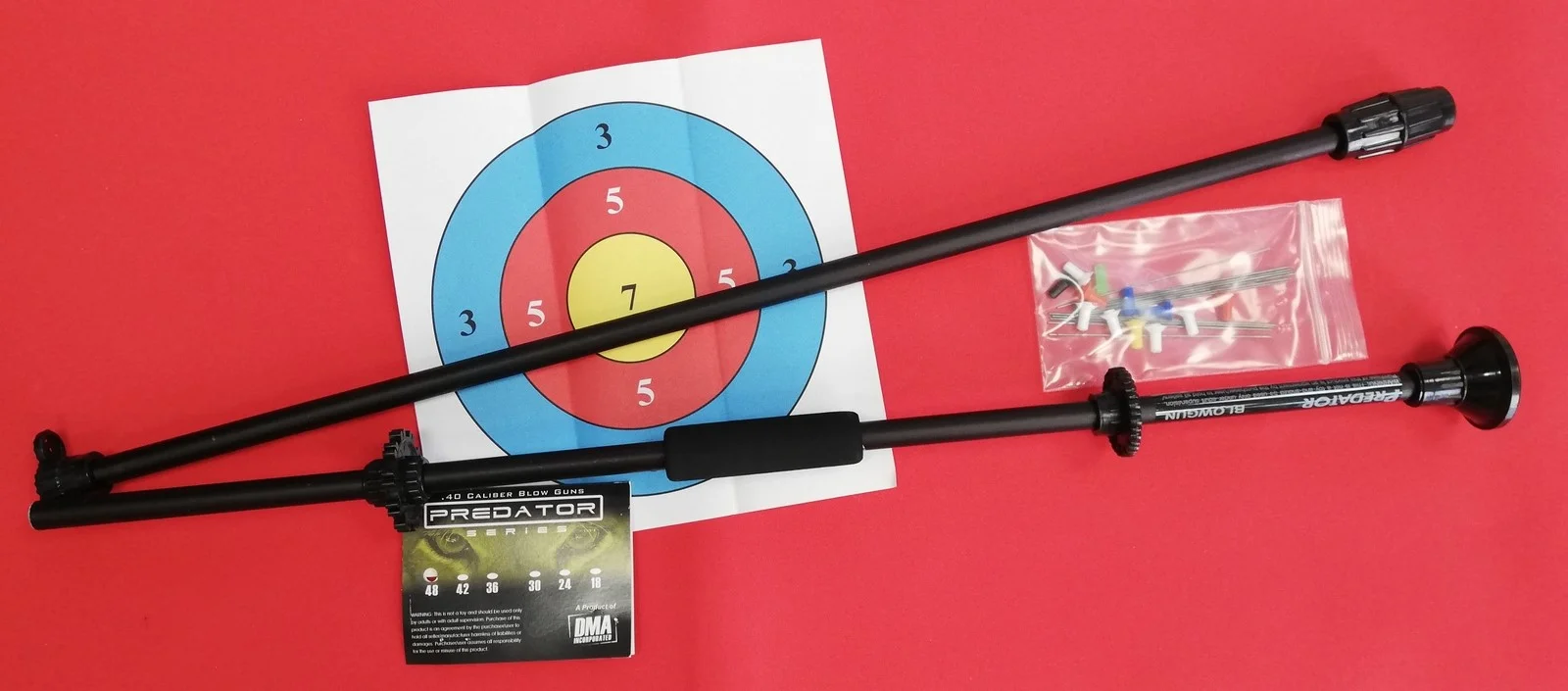Sarbacane 48" noire 2 pièces